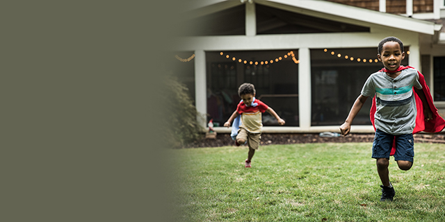 Kids having fun at a party